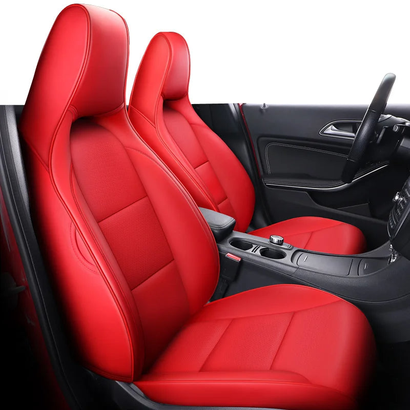 Custom Seat Covers For 5 Seats Full Set Leather Specific For Mercedes-Benz GLA 200 250 - DZX Cover