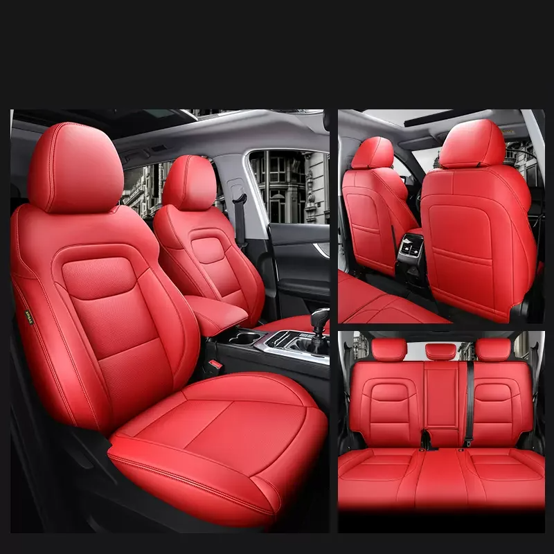 Custom Seat Cover for Volvo XC90 Full Surround Nappa and Genuine Leather - DZX Cover