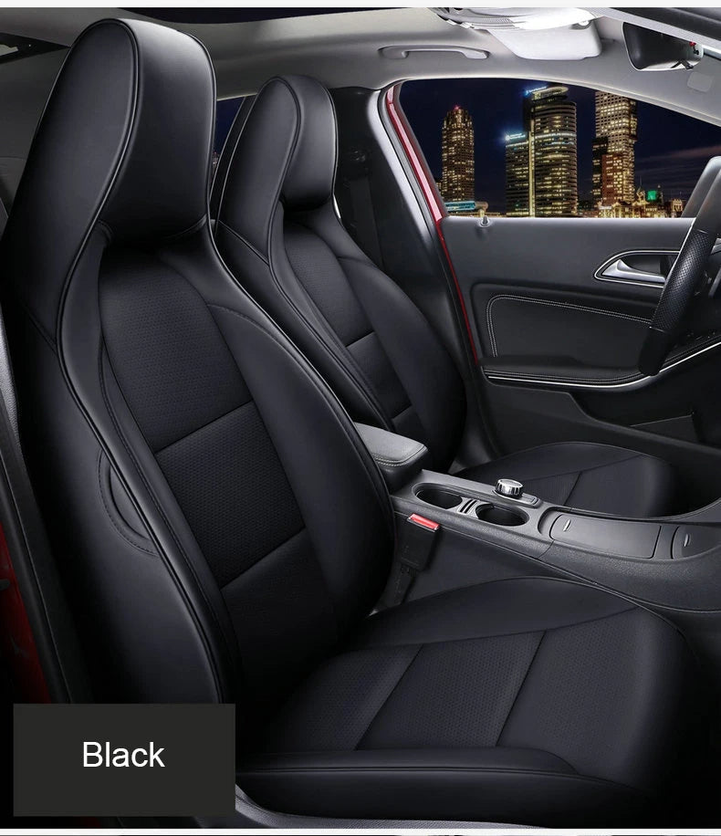 Custom Seat Covers For 5 Seats Full Set Leather Specific For Mercedes-Benz CLA-Class - DZX Cover