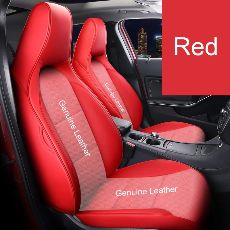 Custom Seat Covers For 5 Seats Full Set Leather Specific For Mercedes-Benz GLA 200 250 - DZX Cover