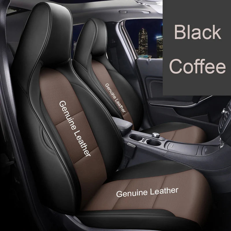 Custom Seat Covers For 5 Seats Full Set Leather Specific For Mercedes-Benz GLA 200 250 - DZX Cover