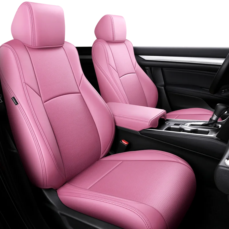 Custom Seat Covers Specific For Honda Civic Front Row Nappa and Genuine Leather - DZX Cover