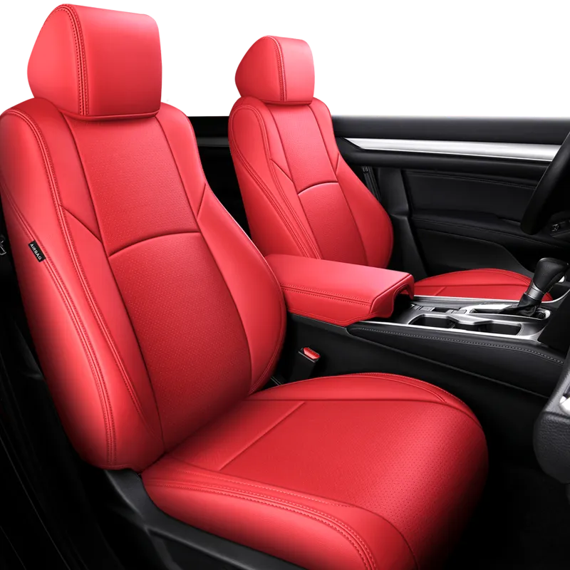 Custom Seat Covers Specific For Honda Civic Front Row Nappa and Genuine Leather - DZX Cover