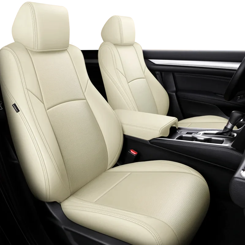 Custom Seat Covers Specific For Honda Civic Front Row Nappa and Genuine Leather - DZX Cover