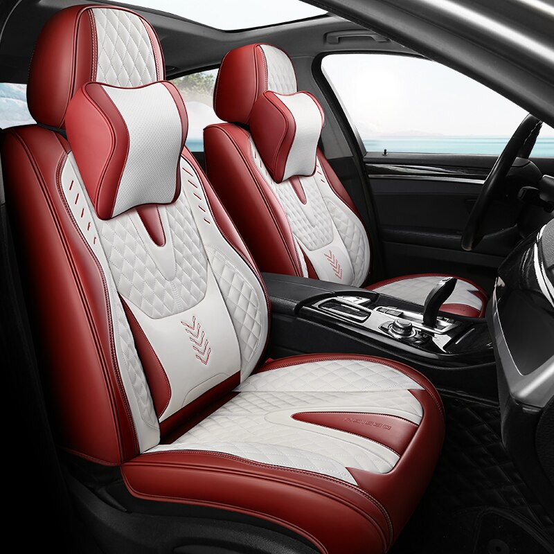 Universal Seat Covers Front Full Covered Nappa Leather for Nissan Maxima - DZX Cover