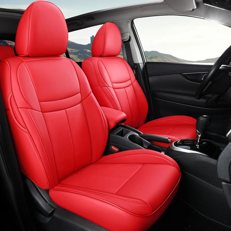 Custom Seat Covers Specific For Nissan Altima Full Nappa and Genuine Leather - DZX Cover