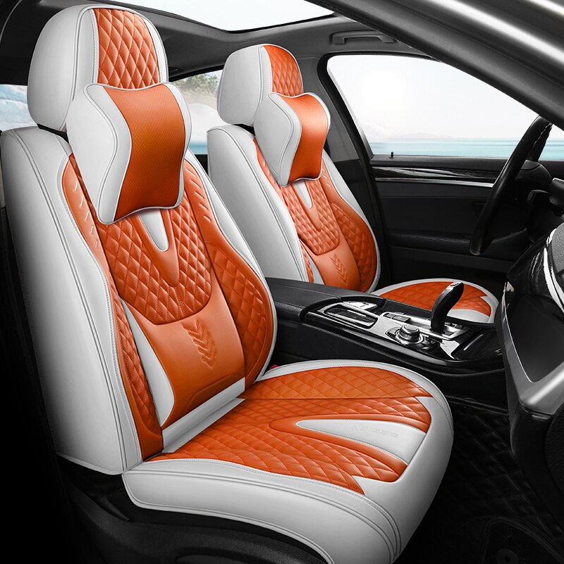 Universal Seat Covers Front Full Covered Nappa Leather for Nissan Maxima - DZX Cover