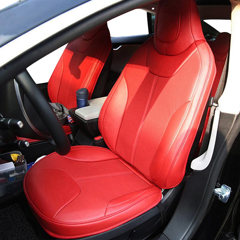 TeslaGX Tesla Model S Custom Fit Car Seat Cover Accessories Full Covered High Quality Leather 5 Seaters Cushion - TeslaGX Official Store