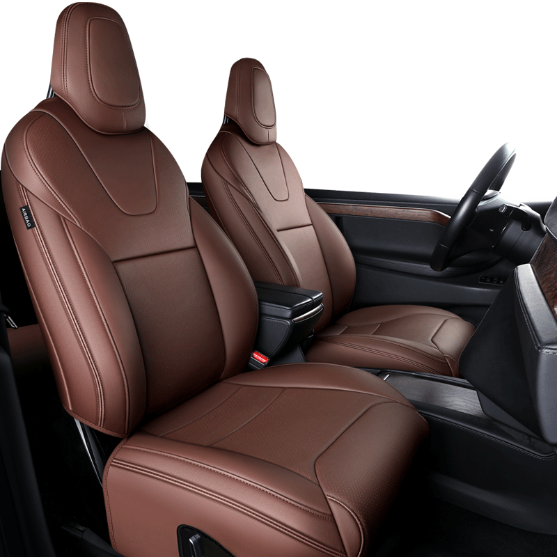 Car Accessories Seat Covers For Tesla Model X 360 Degree Full Covered High Quality Leather Cushion Fit 6 or 7 Seaters - TeslaGX Official Store