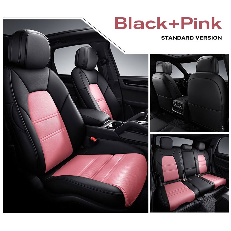 Seat Cover Customize Fit for Porsche Cayenne Macan Panamera Full Covered Front and Rear Full Set - DZX Cover