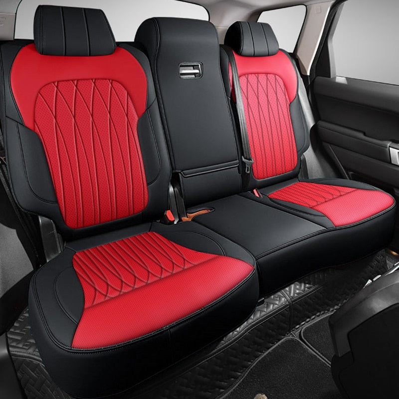 Custom Fit Seat Cover Full Set Middle Perforated Specific for Land Rover Discovery Range Rover - DZX Cover